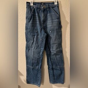 BDG High Rise Blue Denim Carpenter Jean